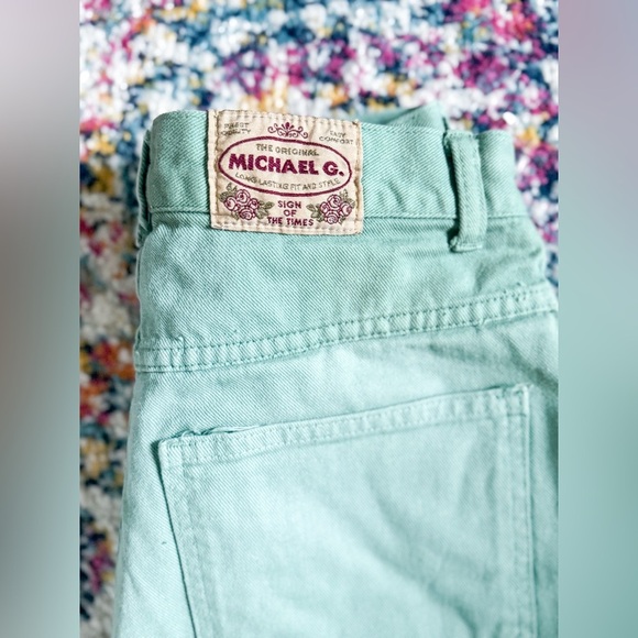 Michael G 90s Vintage Denim Shorts - Picture 8 of 8